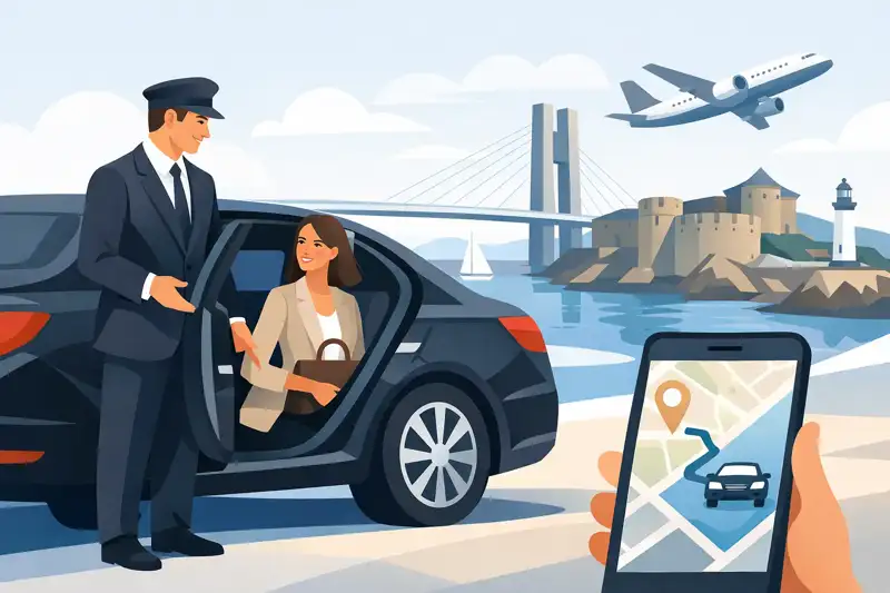 Réserver un chauffeur privé à Brest — EVASION VTC