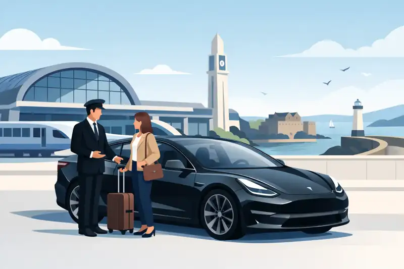 Transfert gare de Brest en chauffeur privé — EVASION VTC